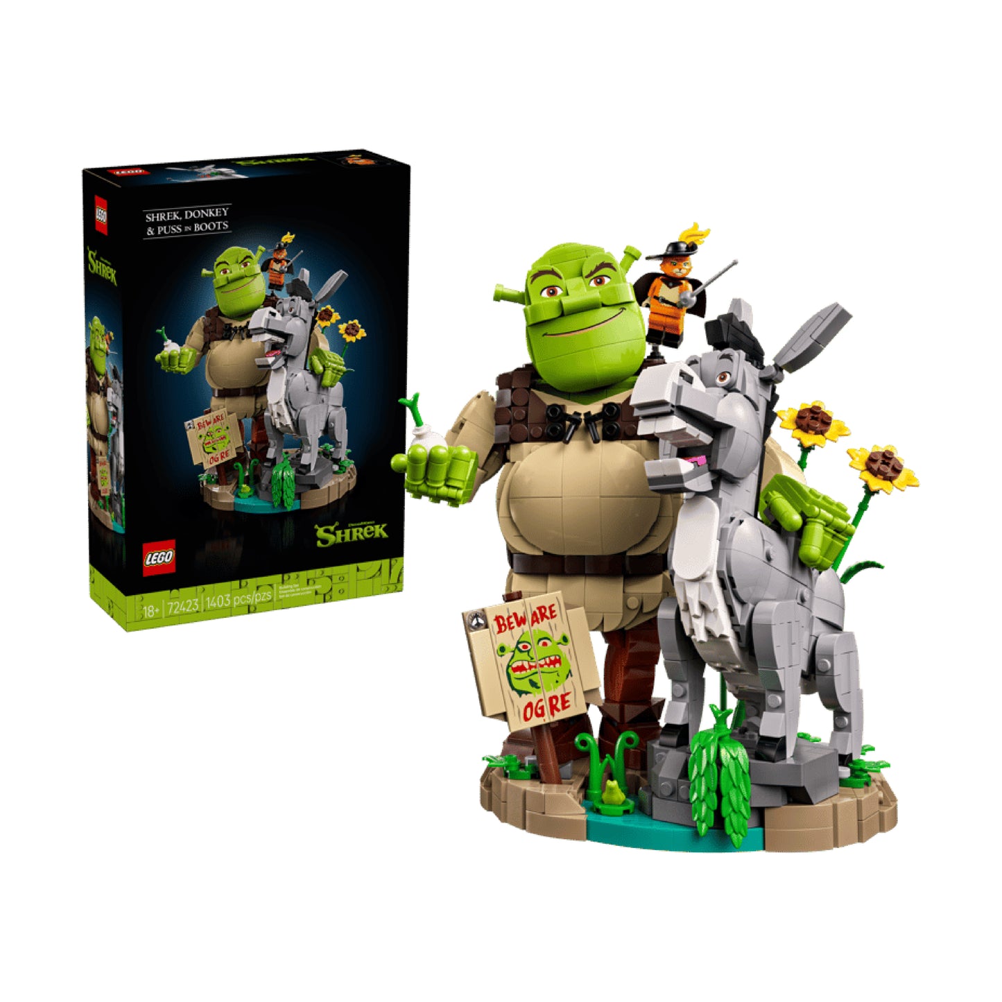 LEGO Shrek, Donkey, & Puss in Boots, 72423