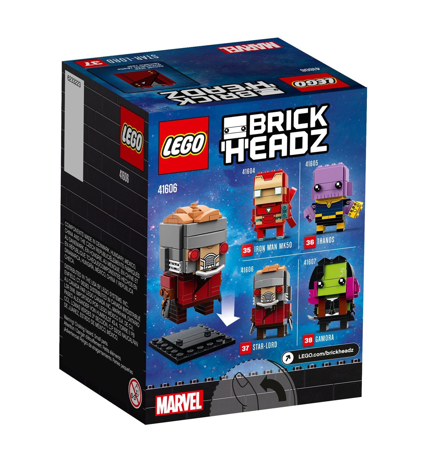 LEGO BrickHeadz, Star-Lord, 41606