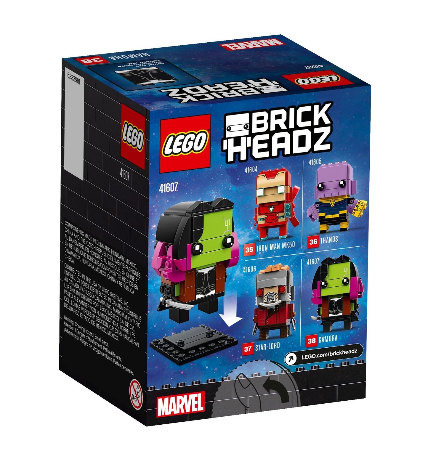 LEGO BrickHeadz, Gamora, 41607