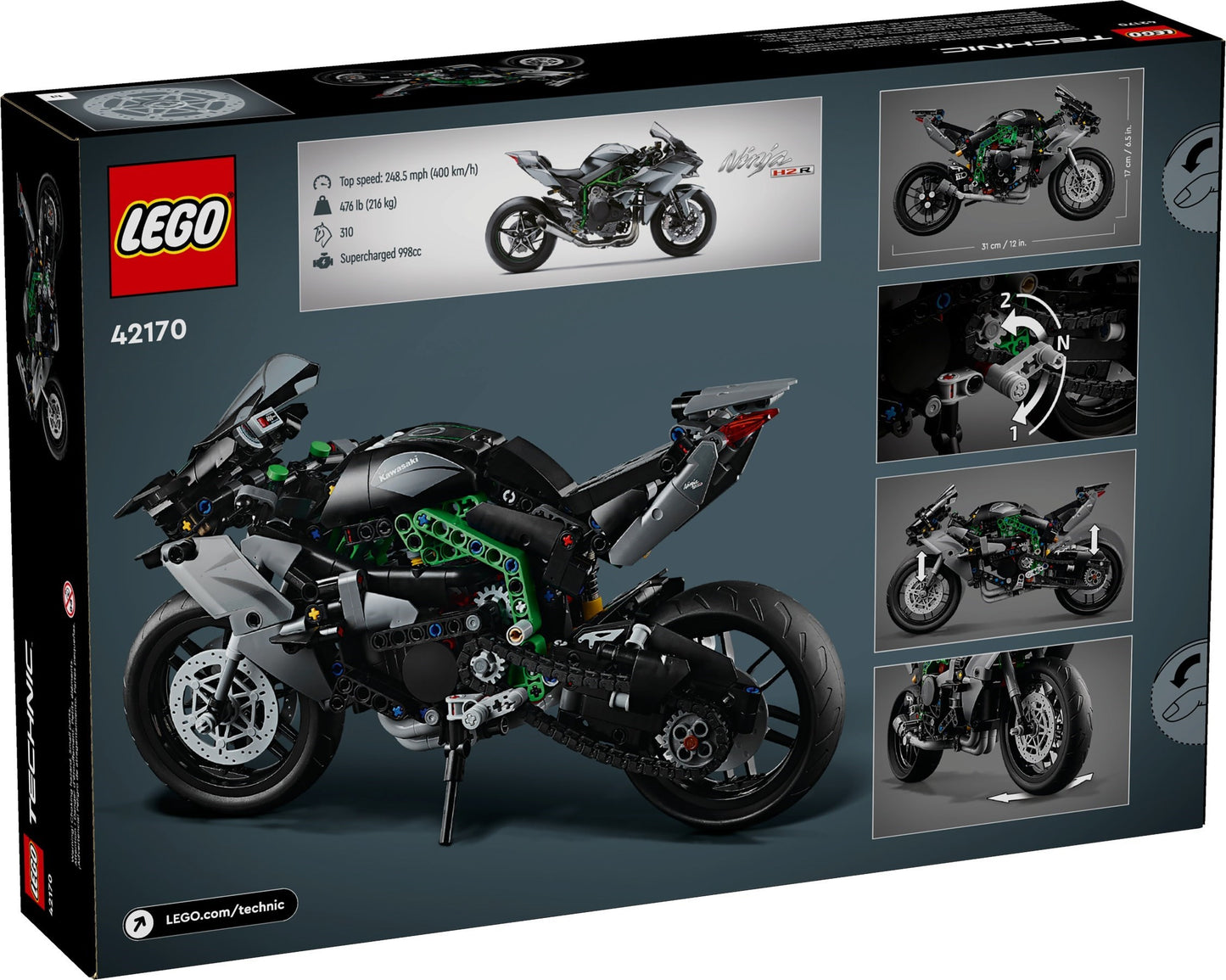 LEGO Technic Kawasaki Ninja H2R, 42170