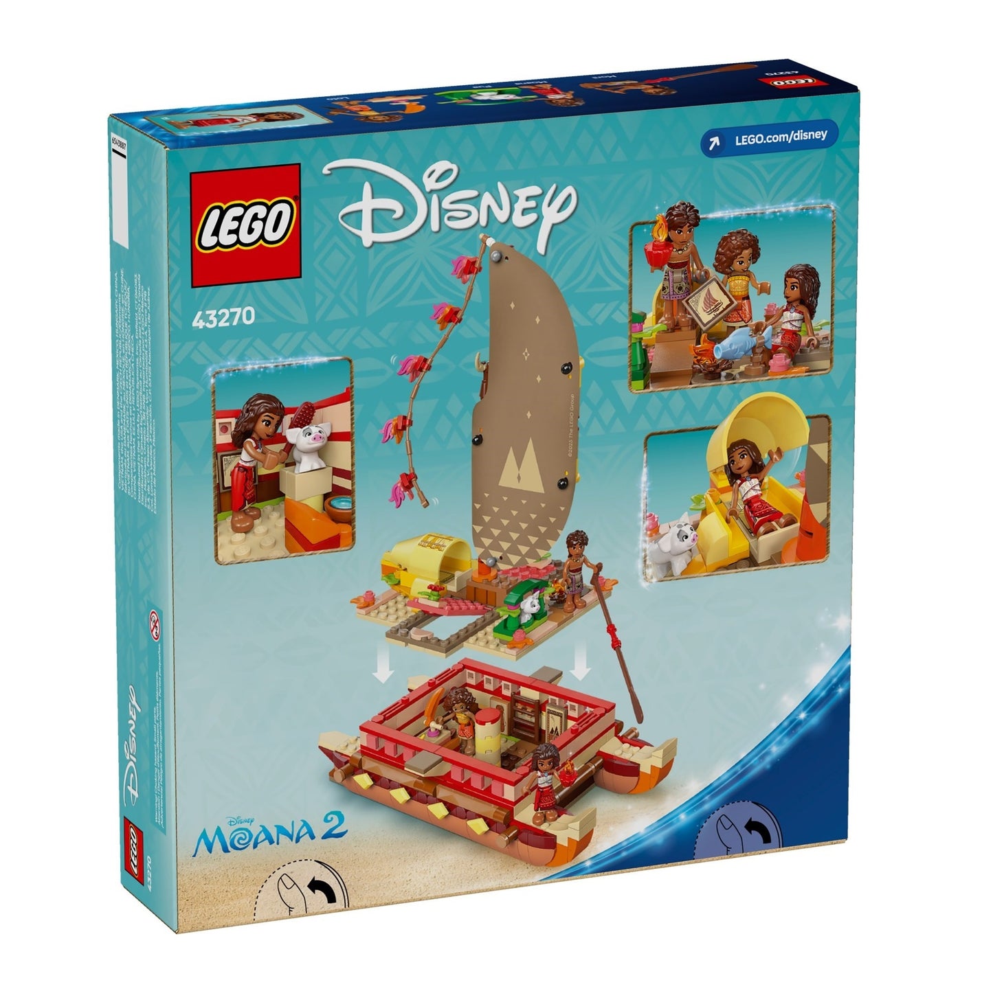 LEGO Moana's Adventure Canoe, 43270