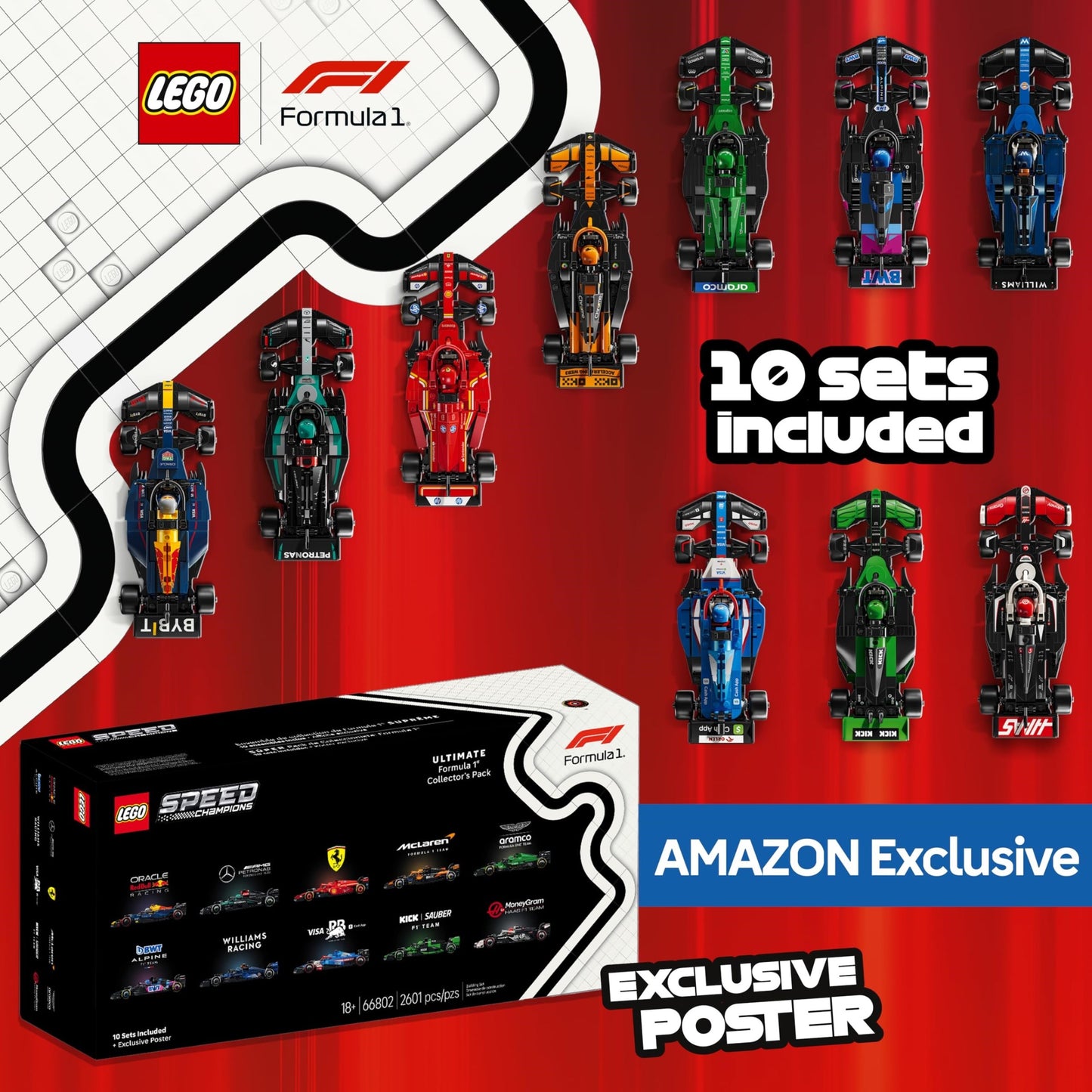 LEGO Ultimate Formula 1 Collector's Pack, 66802