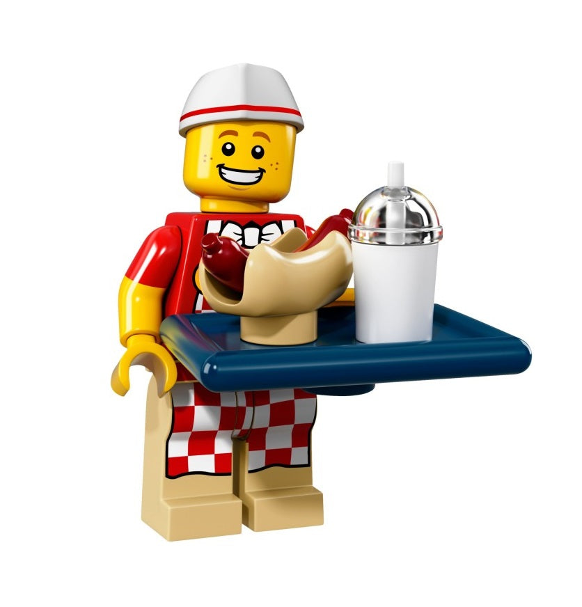 LEGO Series 17, Hot Dog Vendor, COL291