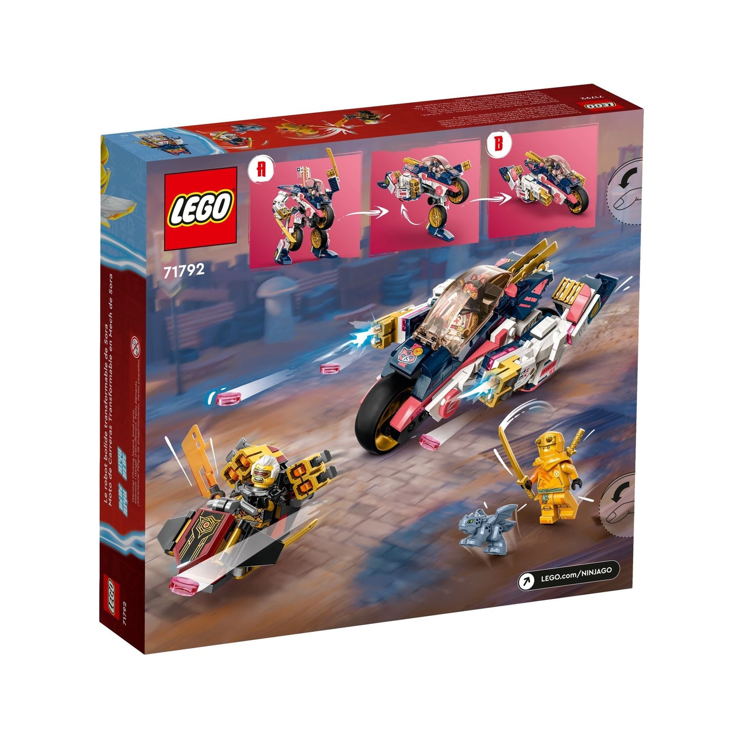 LEGO Sora's Transforming Mech Bike Racer, 71792