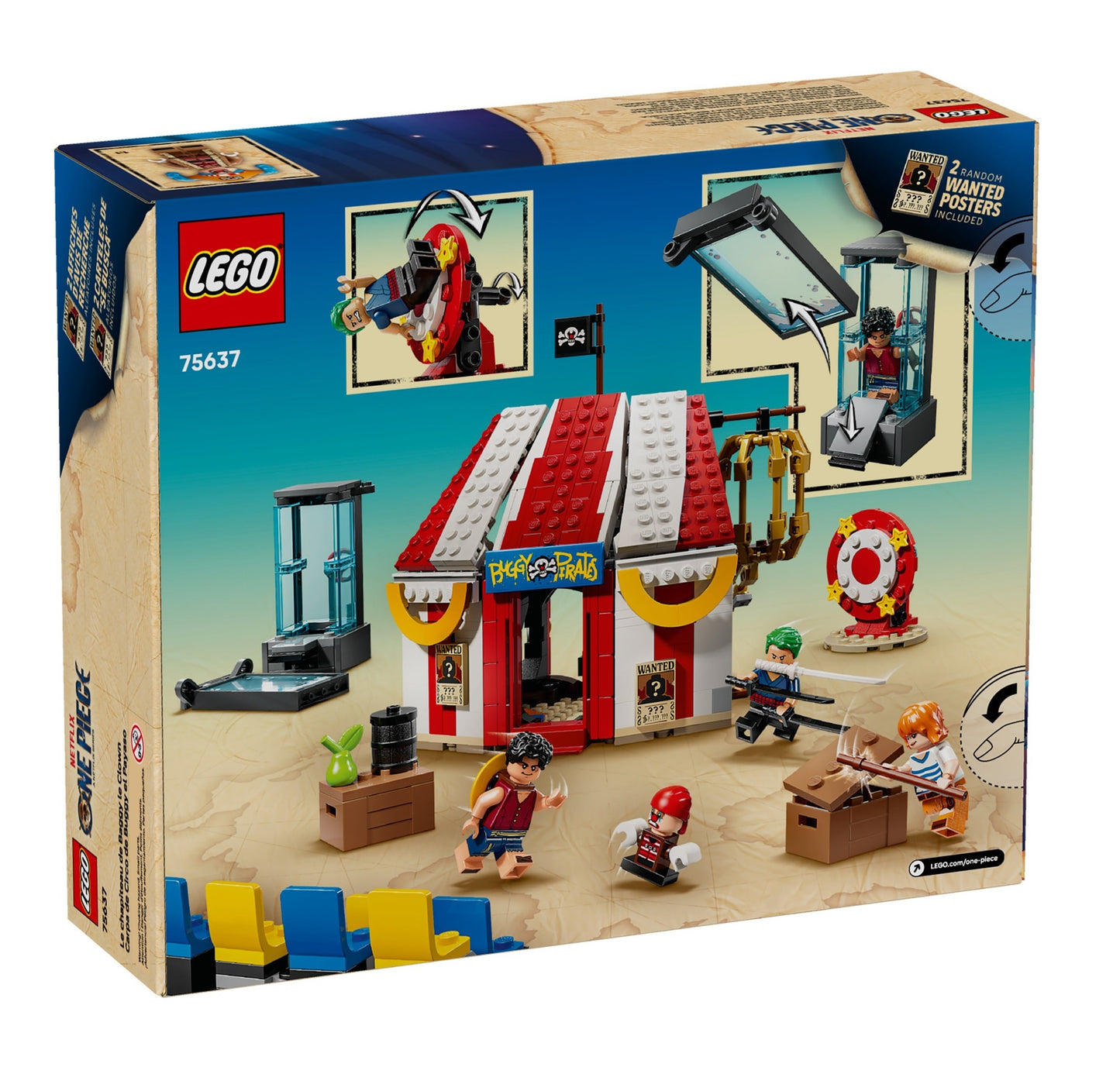 LEGO Buggy The Clown's Circus Tent, 75637