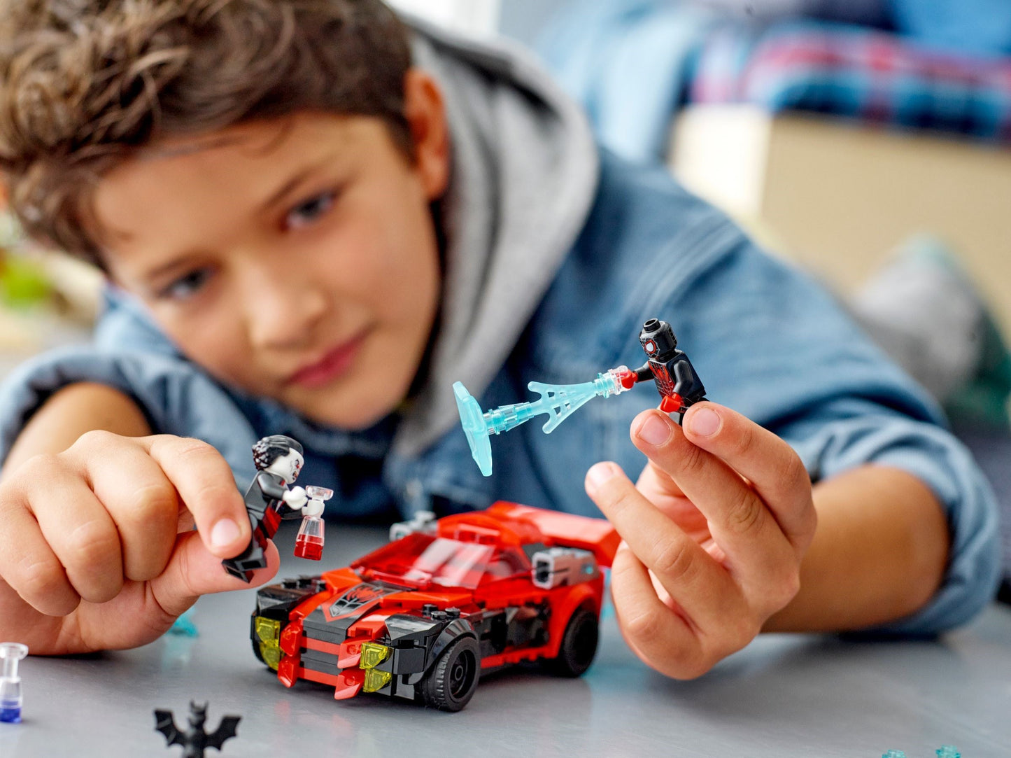 LEGO Miles Morales vs Morbius, 76244