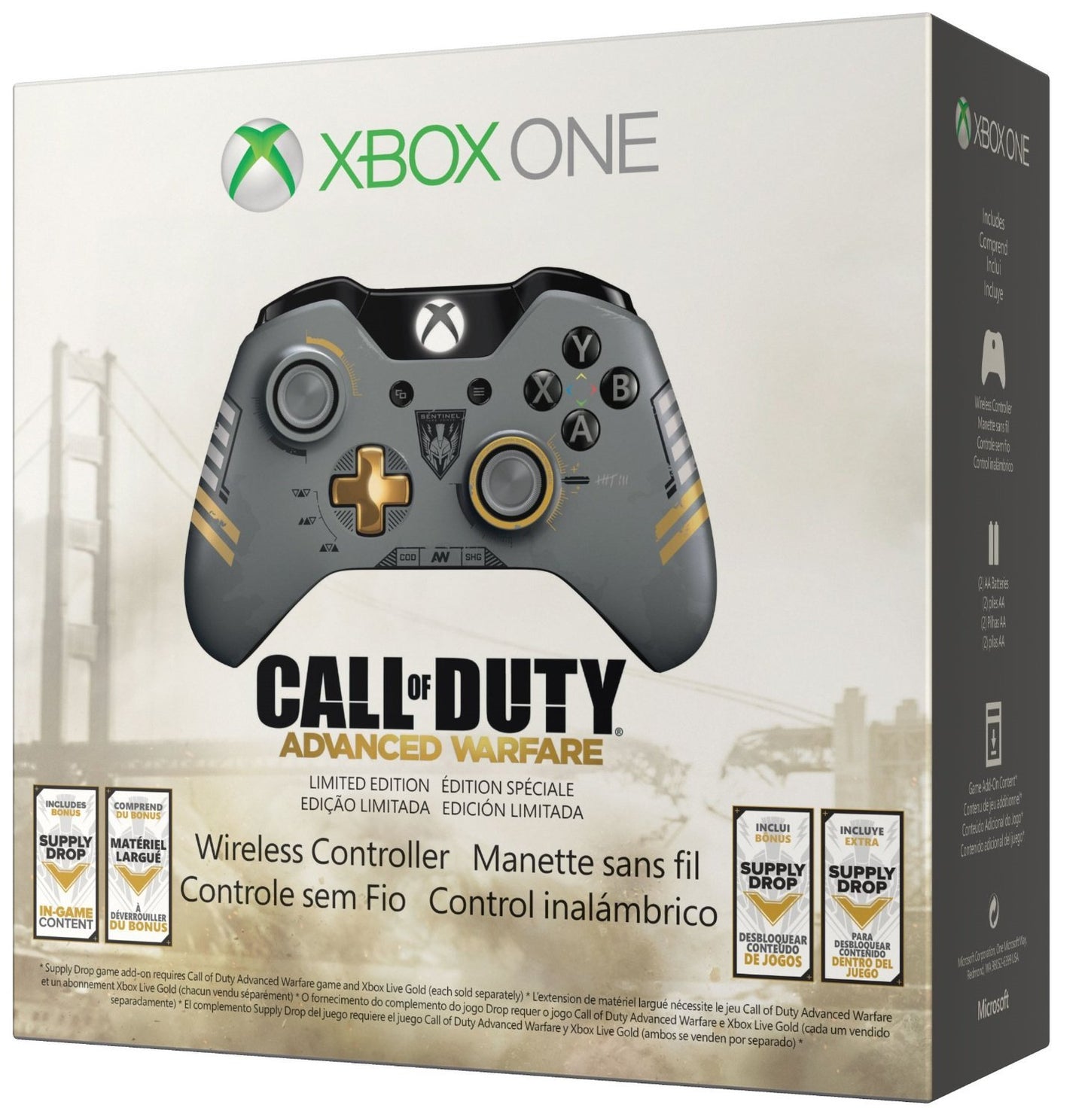 Xbox One Wireless Controller - COD Advanced Warfare Limited Edition