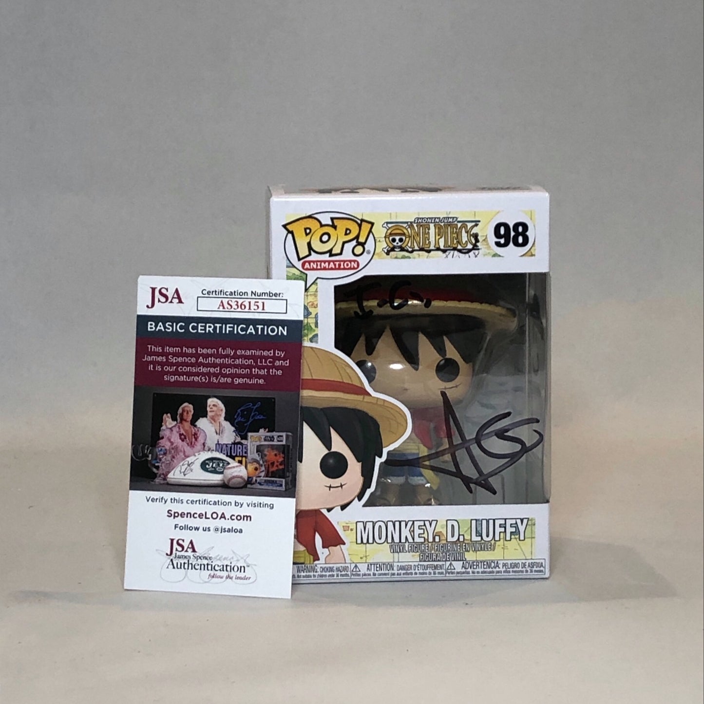 Autographed Luffy - Funko POP! 98