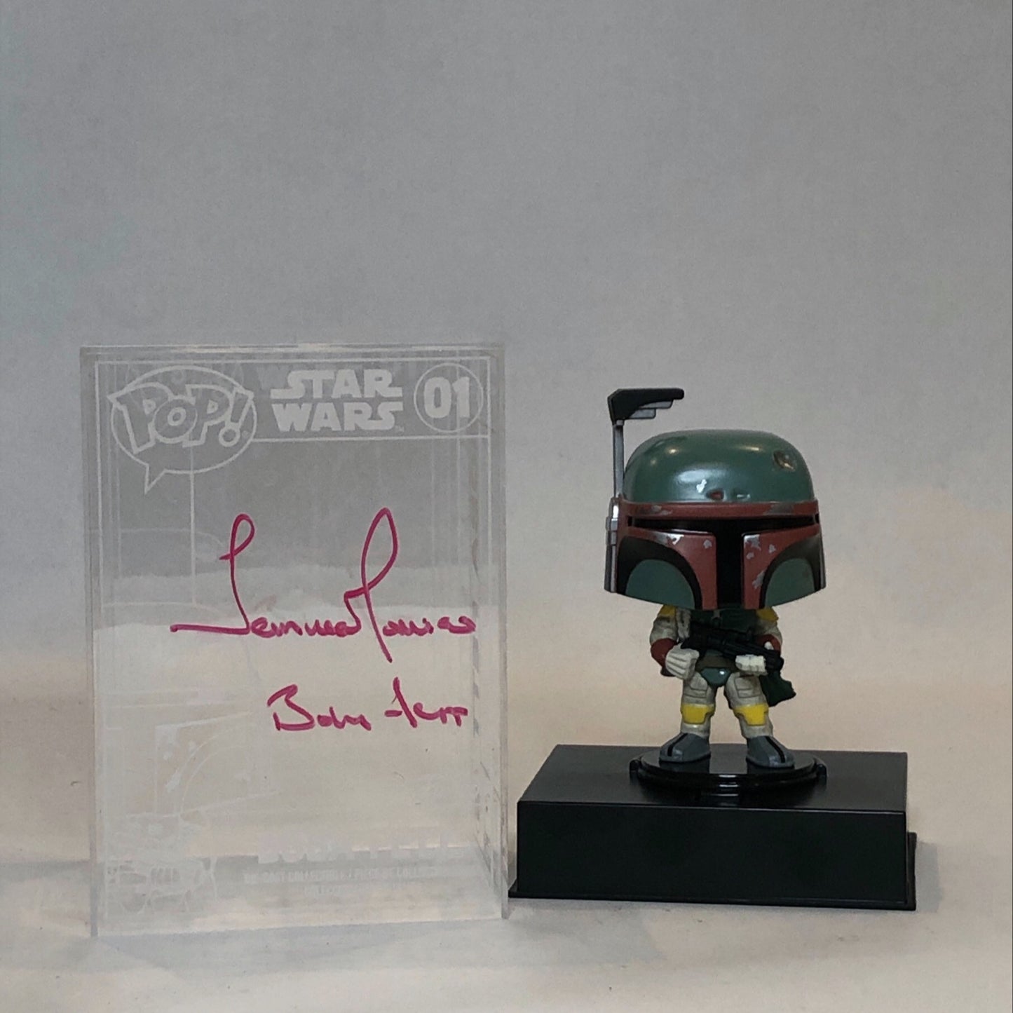 Autographed Boba Fett - Die Cast Funko 01