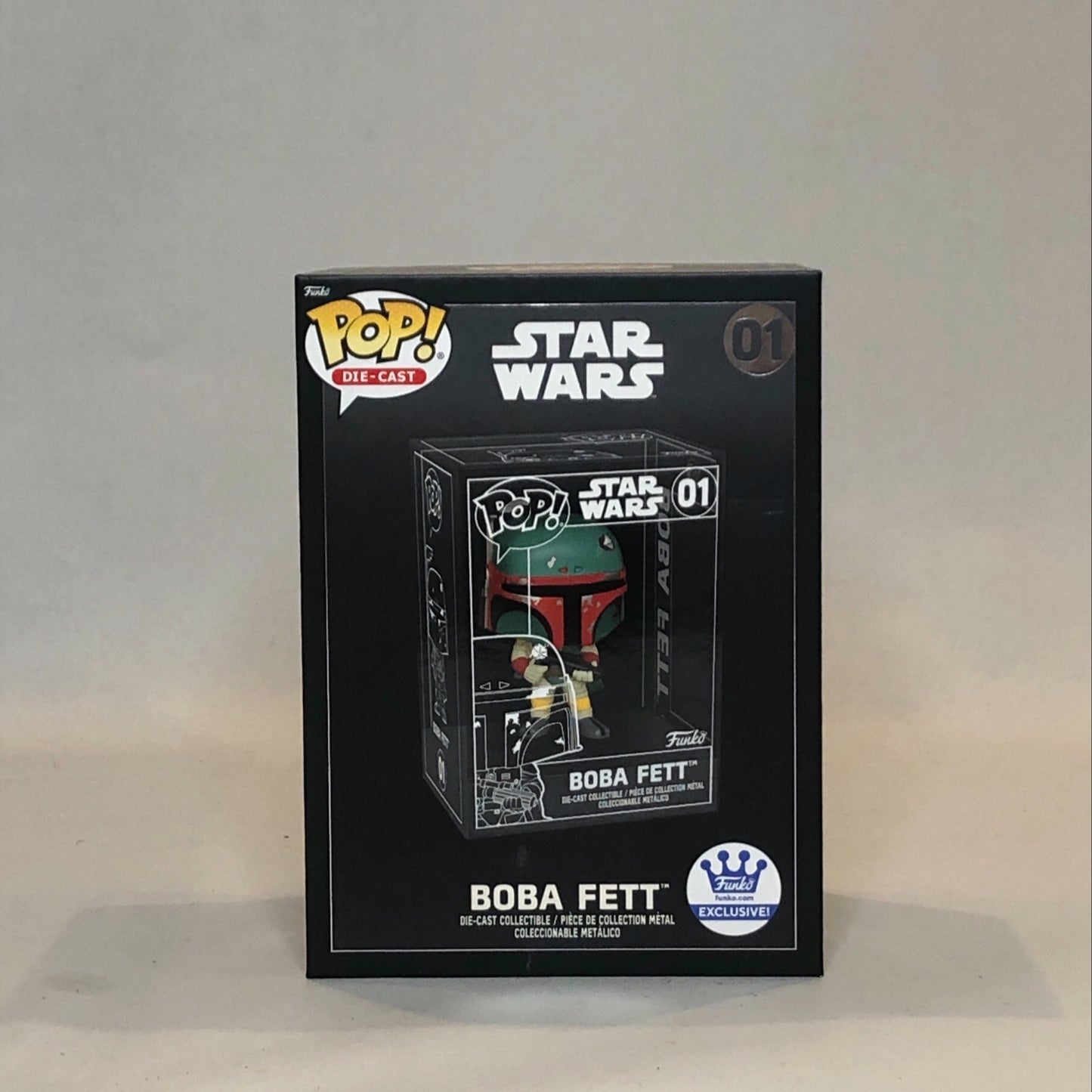 Autographed Boba Fett - Die Cast Funko 01
