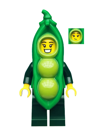 LEGO Series 20, Peapod Costume Girl, COL360