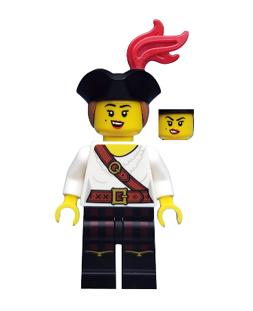 LEGO Series 20, Pirate Girl, COL362