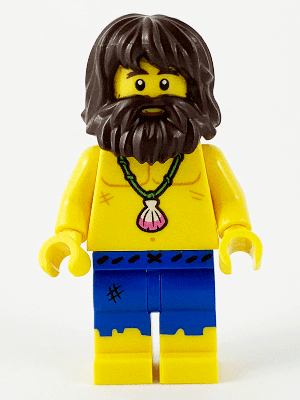 LEGO Series 21, Shipwreck Survivor, COL376