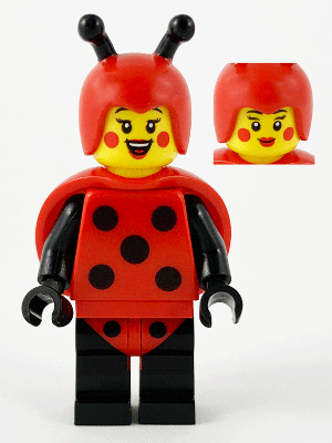 LEGO Series 21, Ladybug Girl, COL377