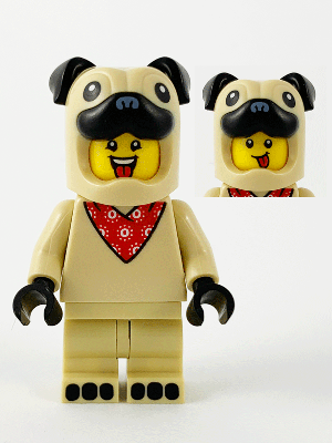 LEGO Series 21, Pug Costume Guy, COL378