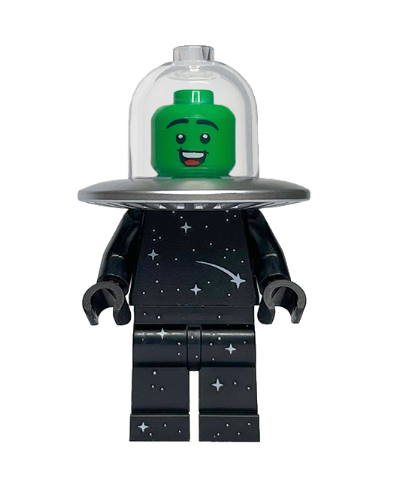 LEGO Series 26, Flying Saucer Costume Fan, COL443