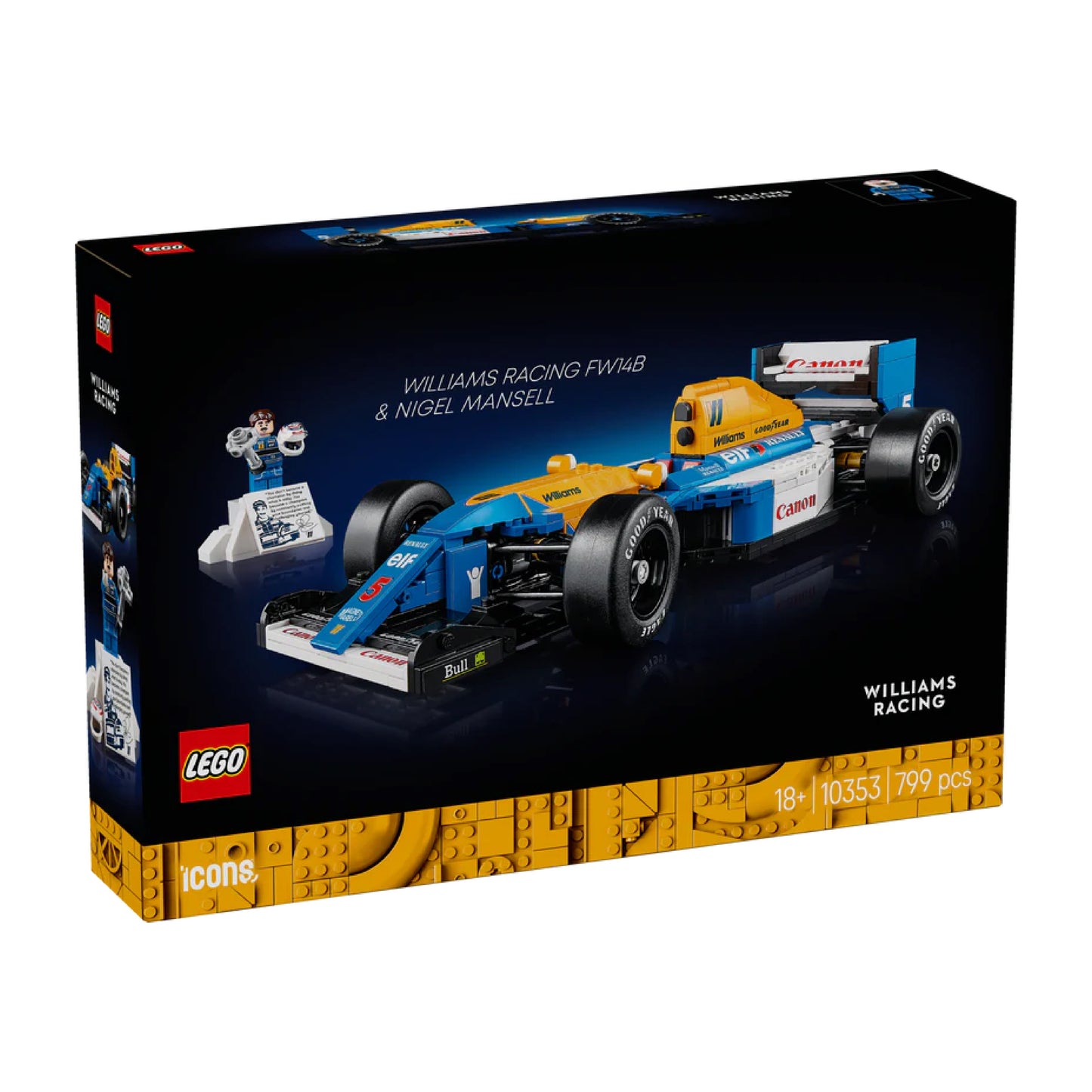 LEGO Williams Racing FW14B & Nigel Mansell, 10353