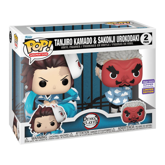 Funko POP! Tanjiro Kamado & Sakonji Urokodaki, 2 Pk