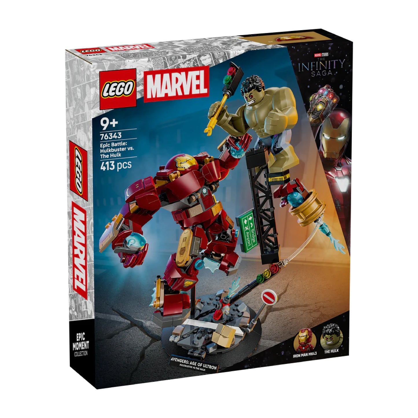 LEGO Epic Battle: Hulkbuster vs The hulk, 76343