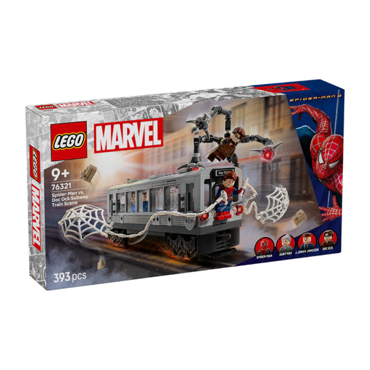 LEGO Spider-Man vs. Doc Ock Subway Train Scene, 76321