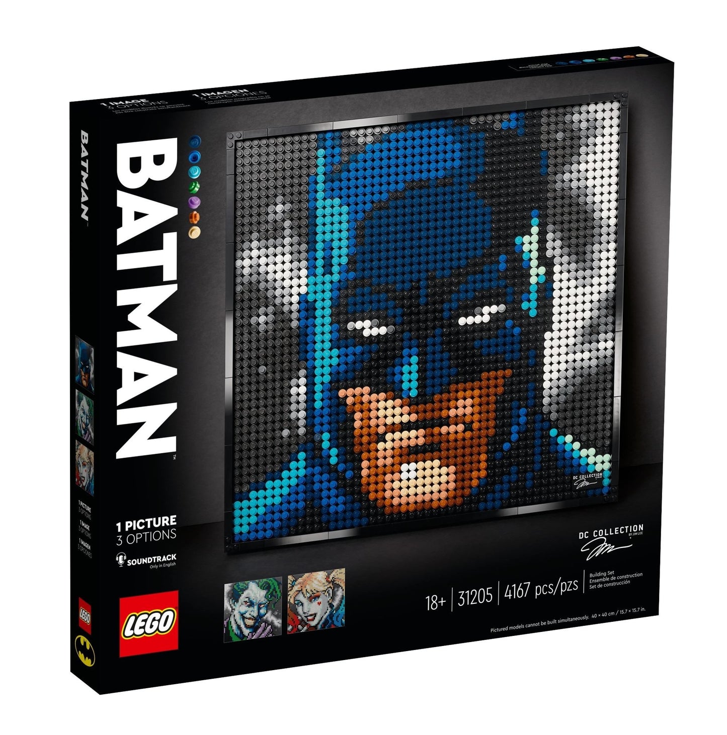 LEGO Jim Lee Batman Art Collection, 31205 [RETIRED] [OPEN BOX]