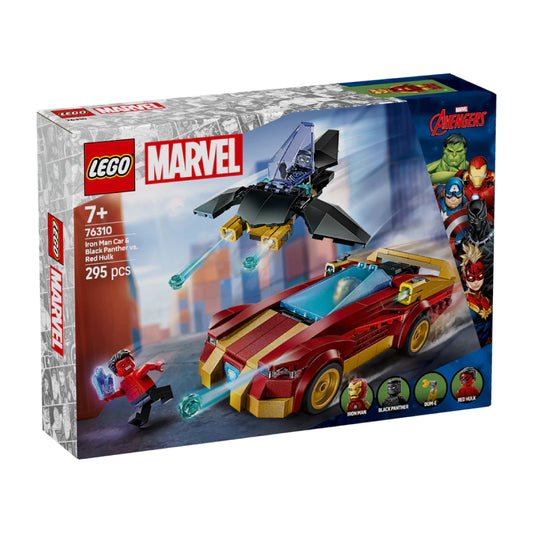 LEGO Iron Man Car & Black Panther vs. Red Hulk, 76310