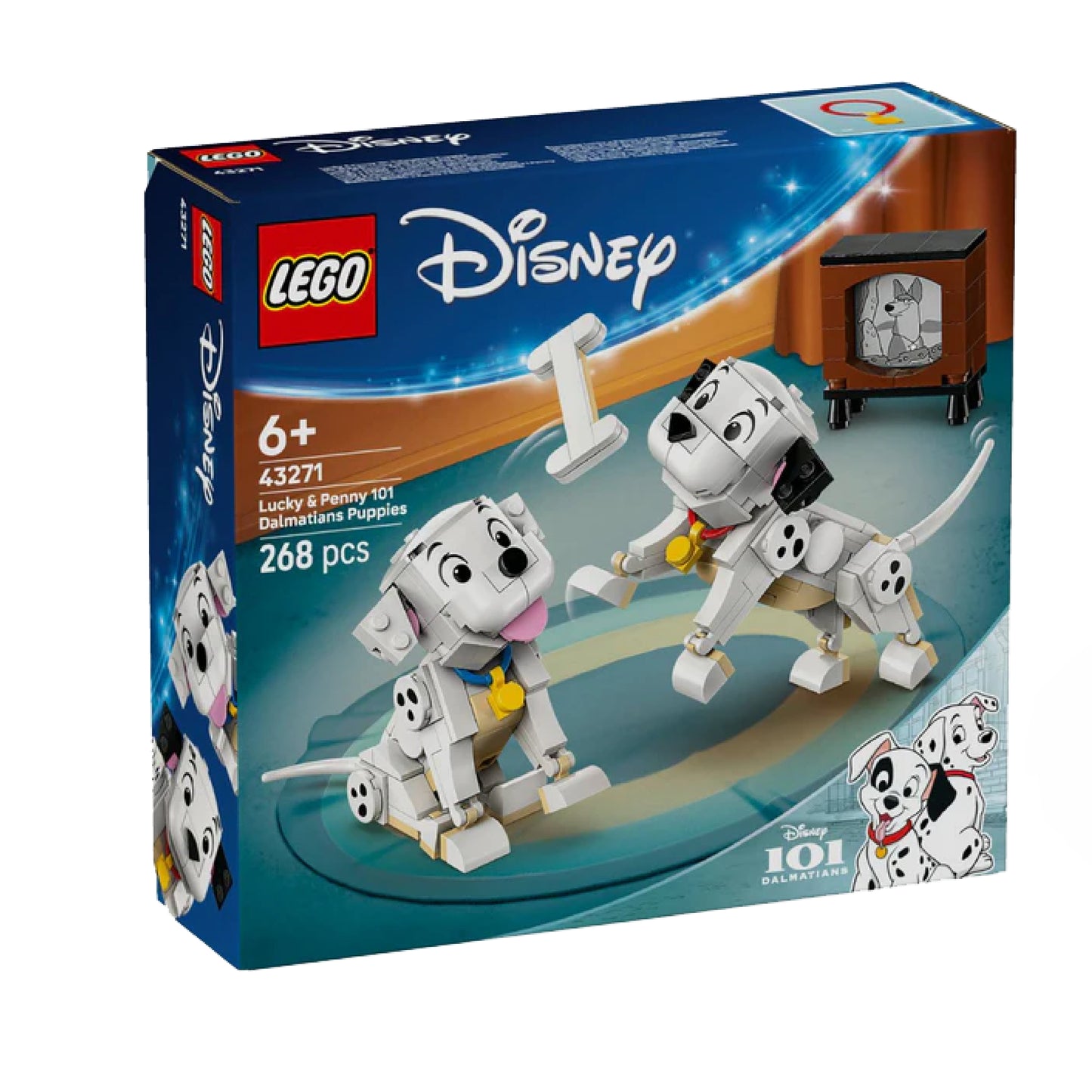 LEGO Lucky & Penny 101 Dalmatians Puppies, 43271