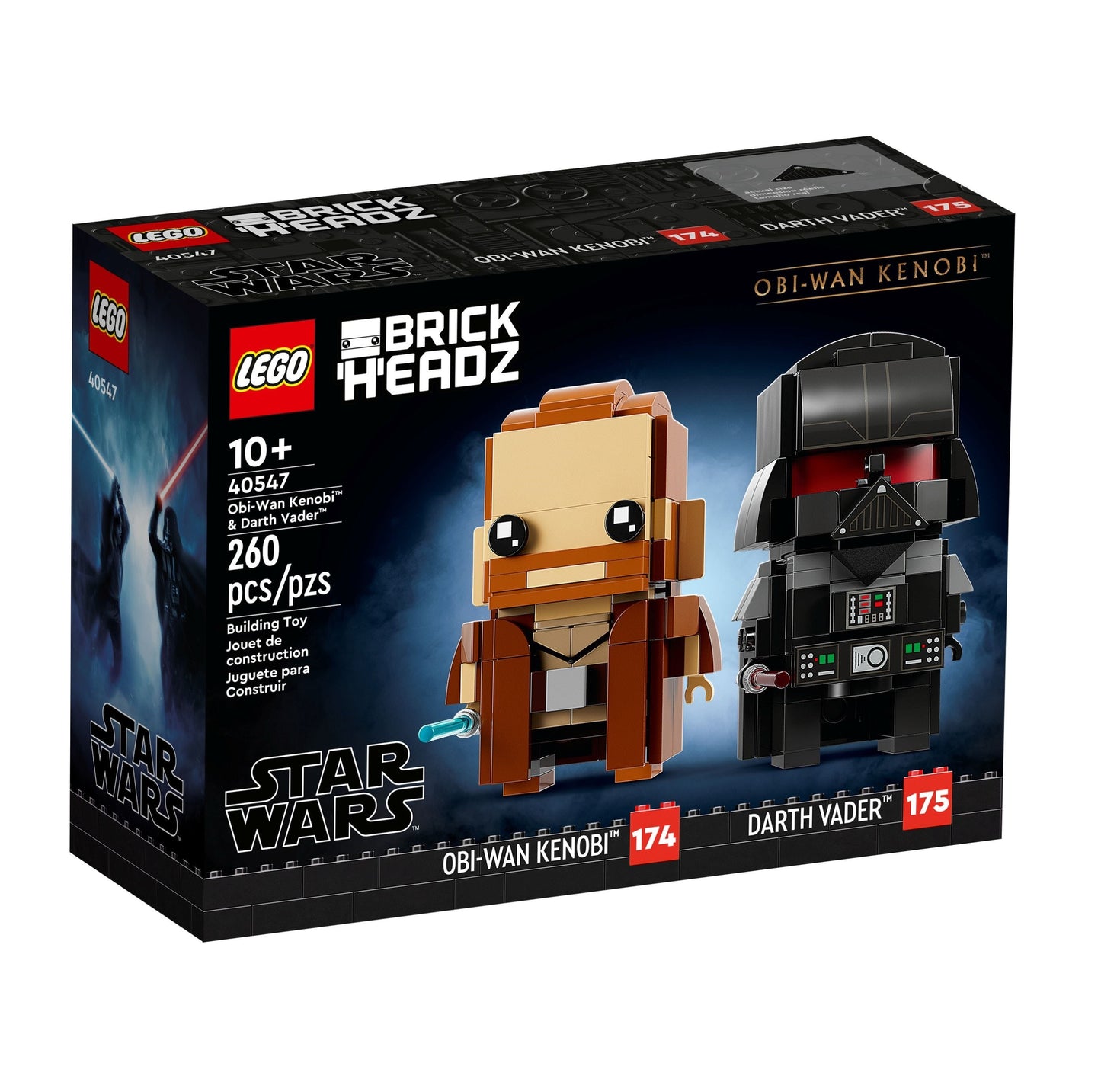 LEGO BrickHeadz, Obi Wan Kenobi & Darth Vader, 40547