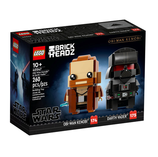 LEGO BrickHeadz, Obi Wan Kenobi & Darth Vader, 40547