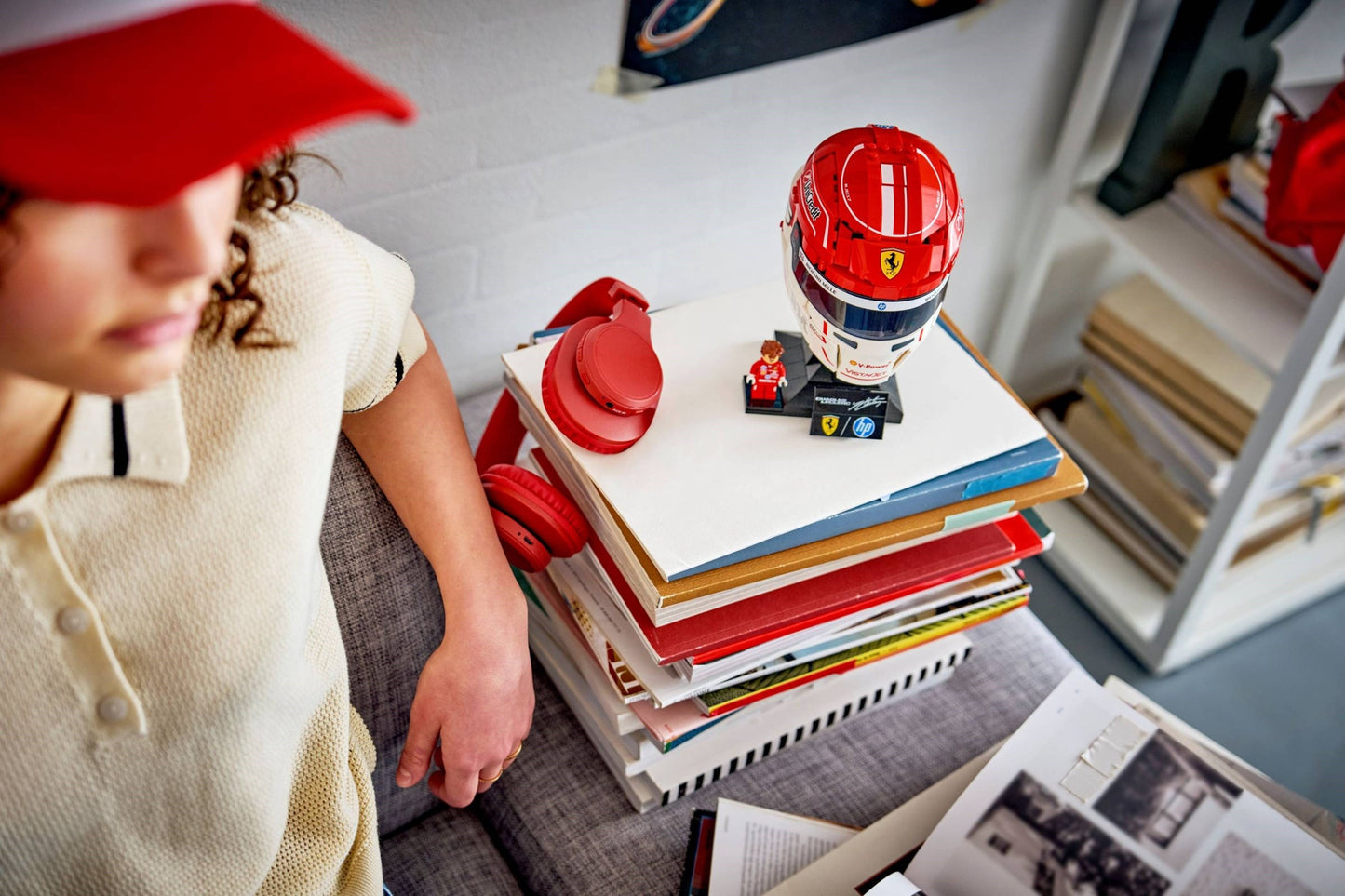 LEGO Scuderia Ferrari HP Charles Leclerc Helmet, 43014