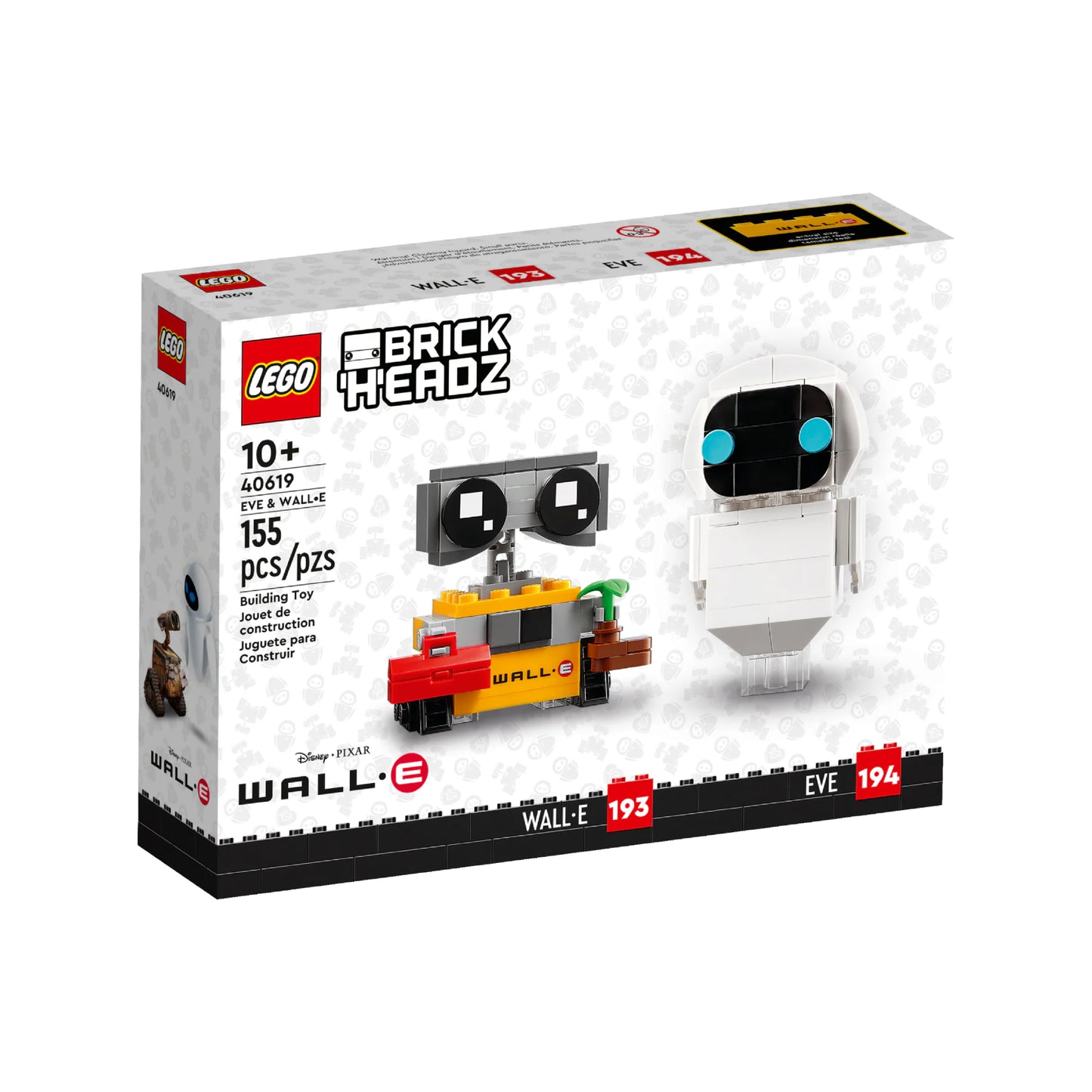 LEGO BrickHeadz, Eve & Wall-E, 40619