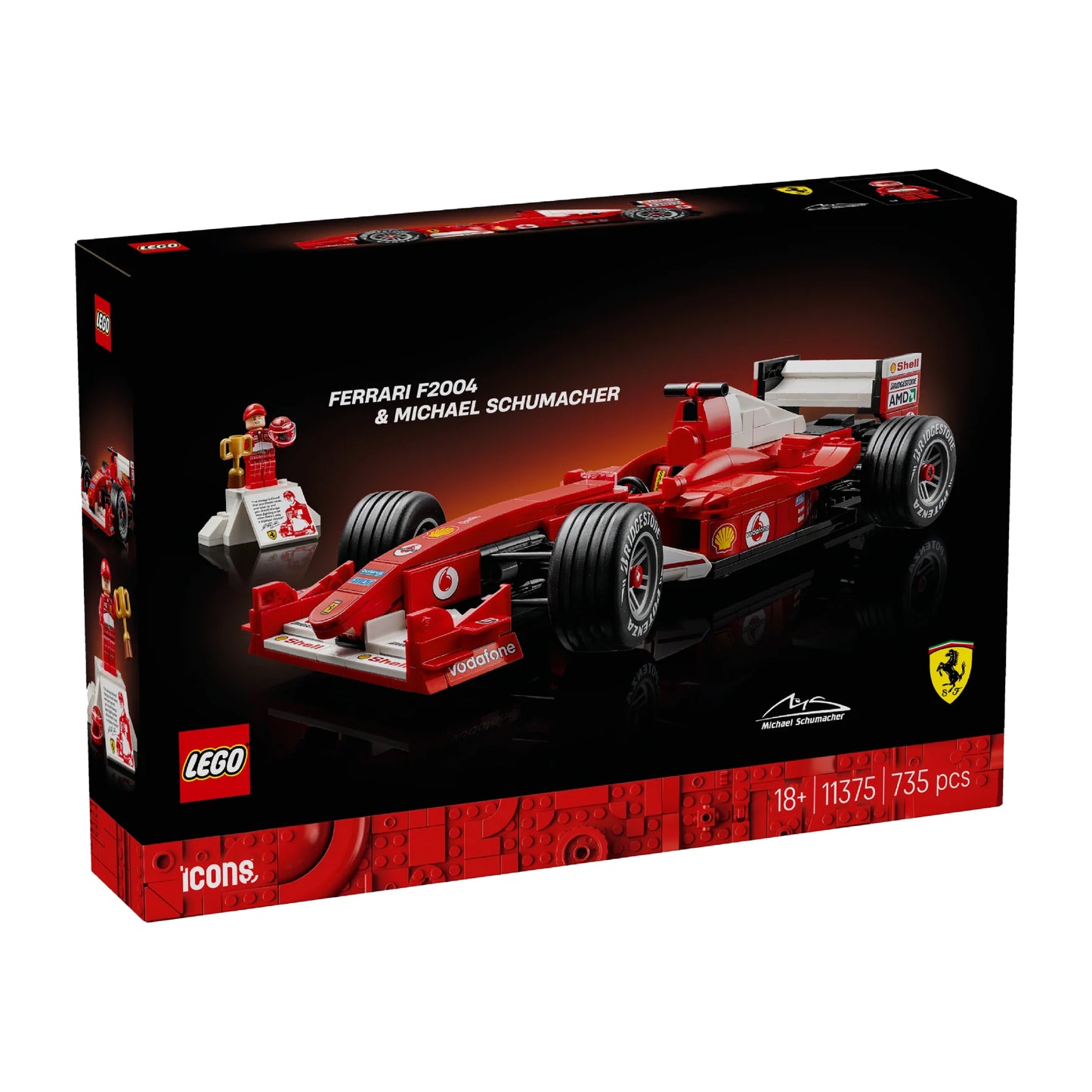 LEGO Ferrari F2004 & Michael Shumacher, 11375
