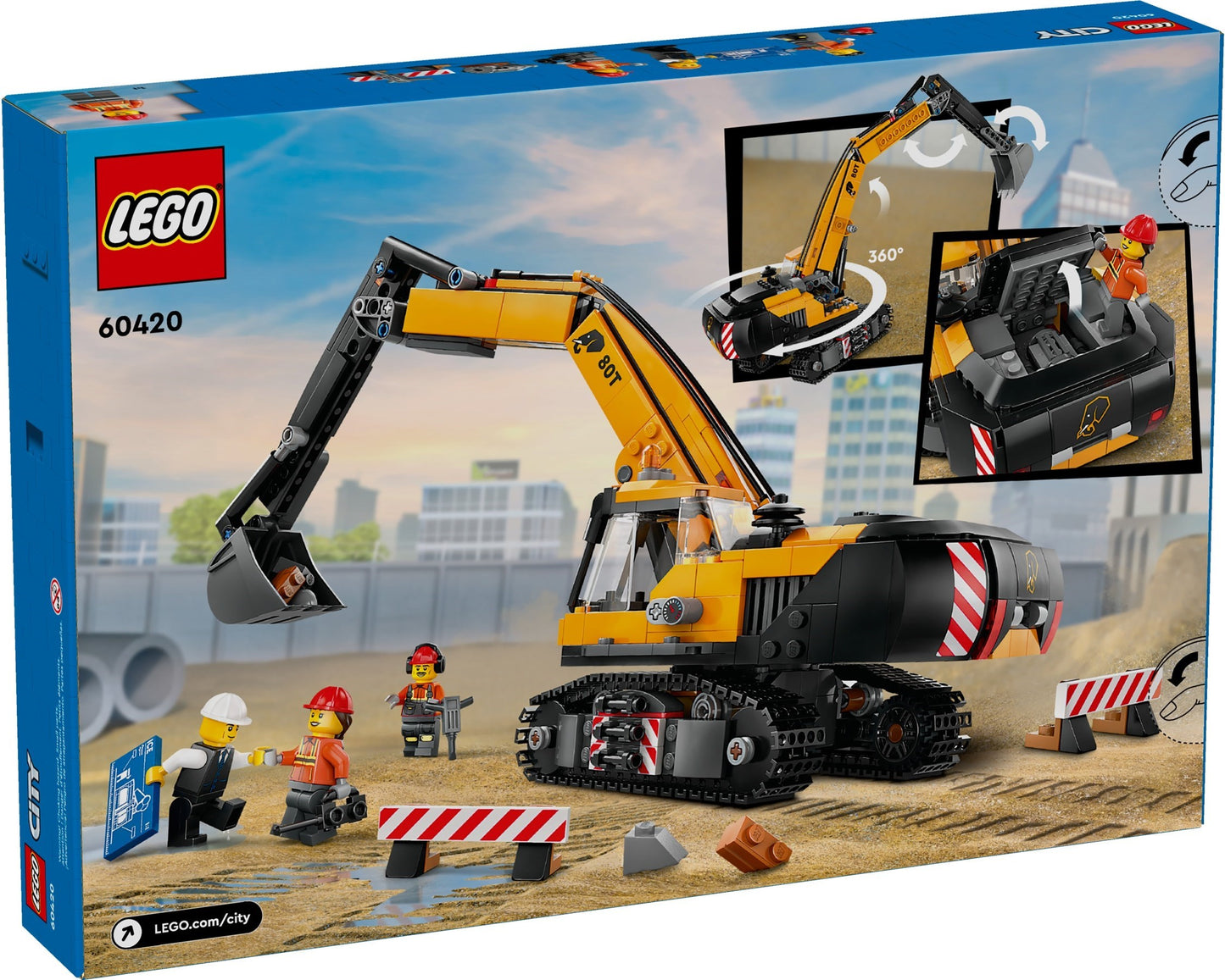 LEGO Construction Excavator, 60420