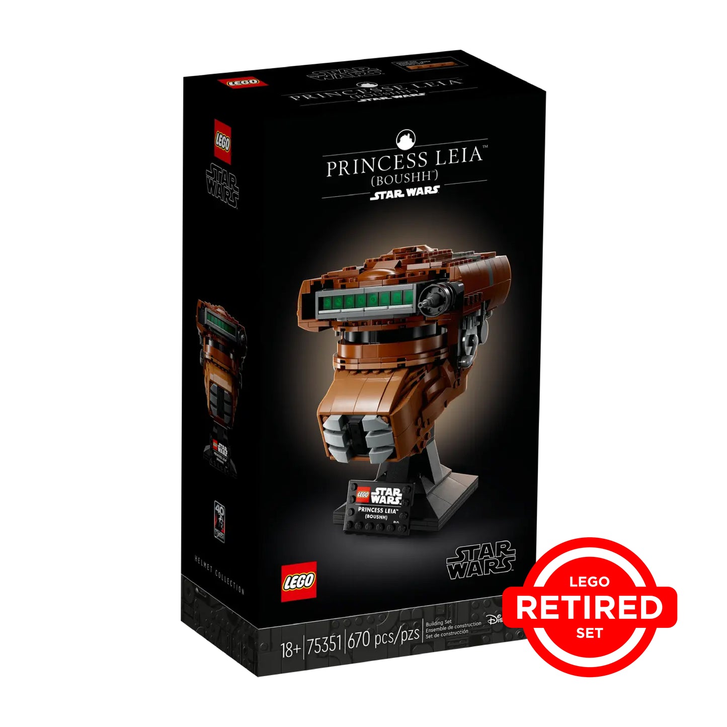 LEGO Princess Leia Boushh Helmet, 75351 [RETIRED]