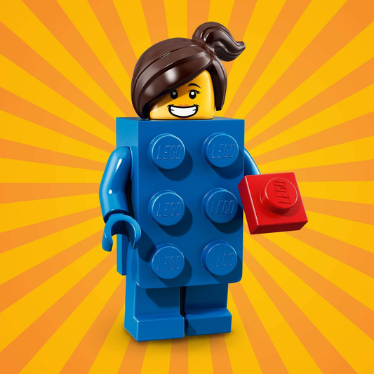 LEGO Series 18, Brick Suit Girl, COL314