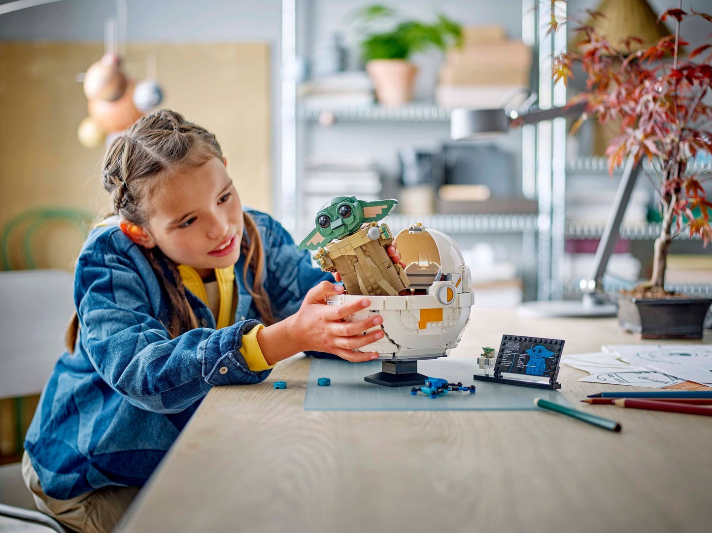 LEGO Grogu with Hover Pram, 75403