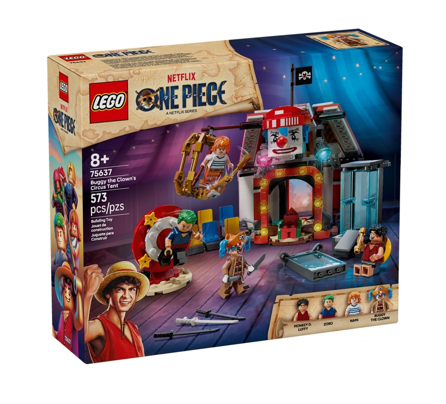 LEGO Buggy The Clown's Circus Tent, 75637