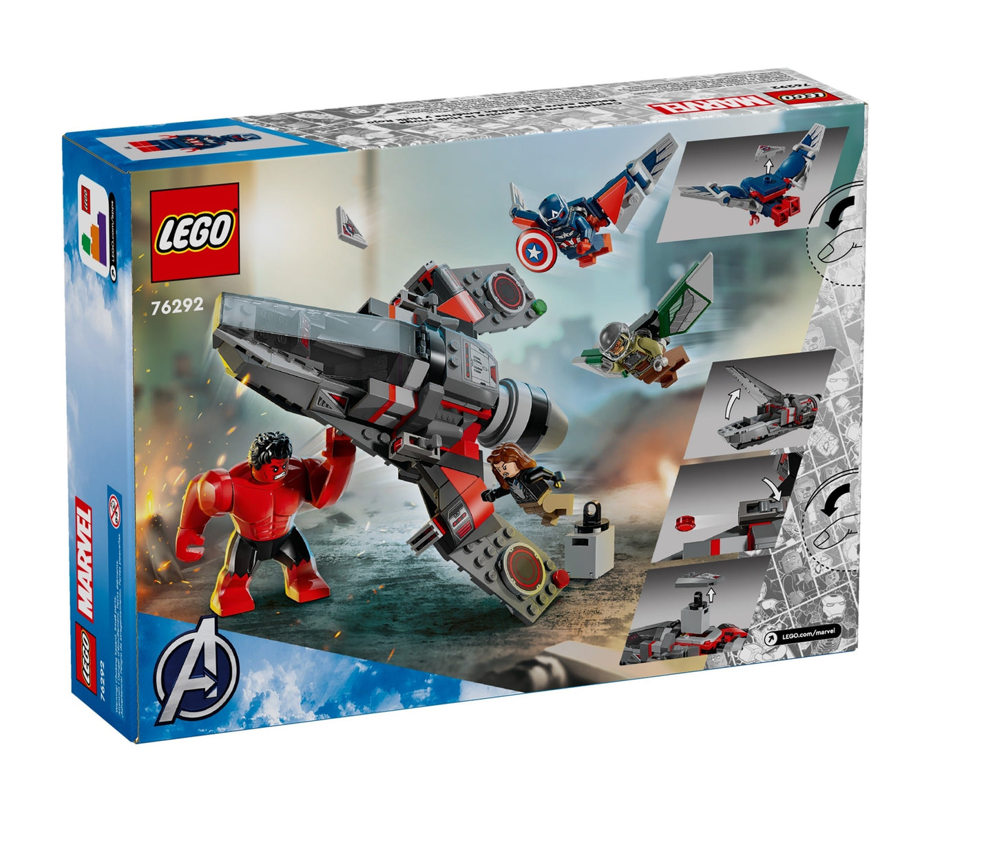 LEGO Captain America vs. Red Hulk Battle, 76292