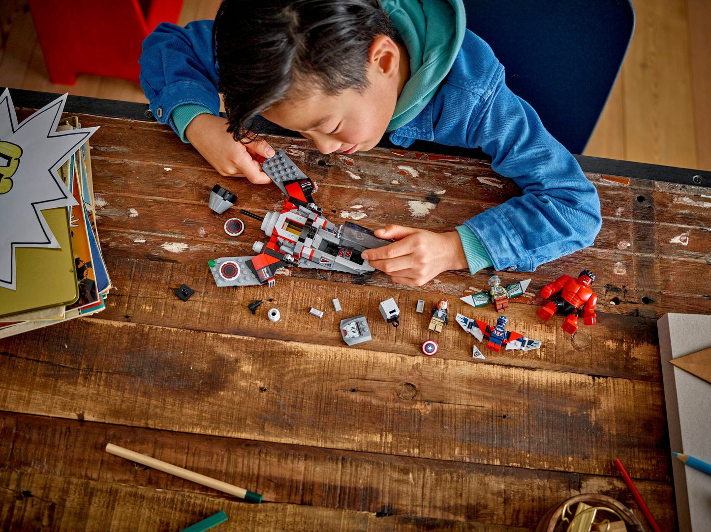 LEGO Captain America vs. Red Hulk Battle, 76292