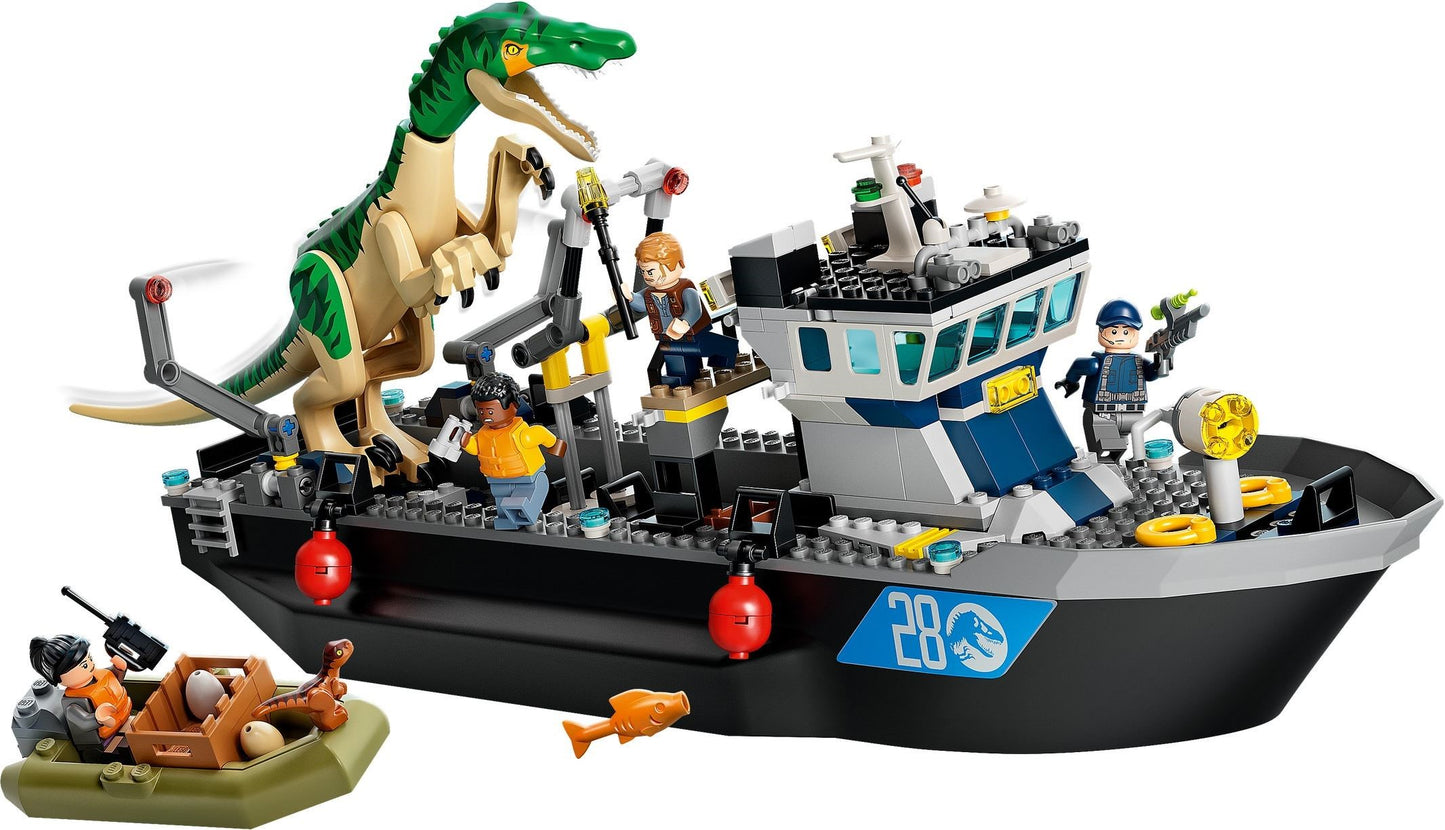 LEGO Baryonyx Dinosaur Boat Escape [Damaged Box]