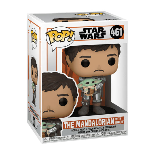 Funko POP! The Mandalorian w/ Grogu, 461