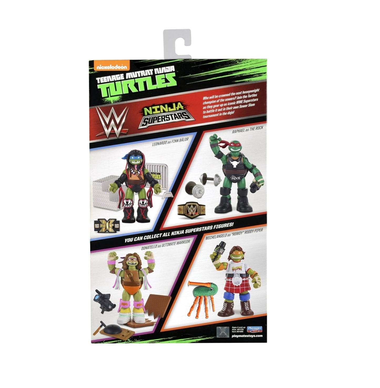 TMNT Ninja Super Stars: Leonardo as Finn Balor Figure