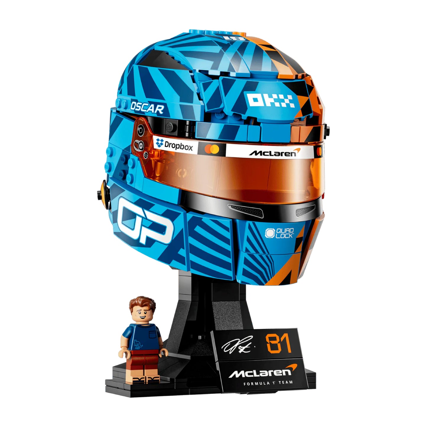 LEGO McLaren Mastercard F1 Oscar Piastri Helmet, 43017