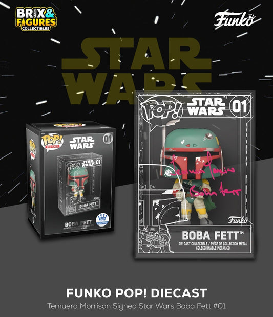 Autographed Boba Fett - Die Cast Funko 01