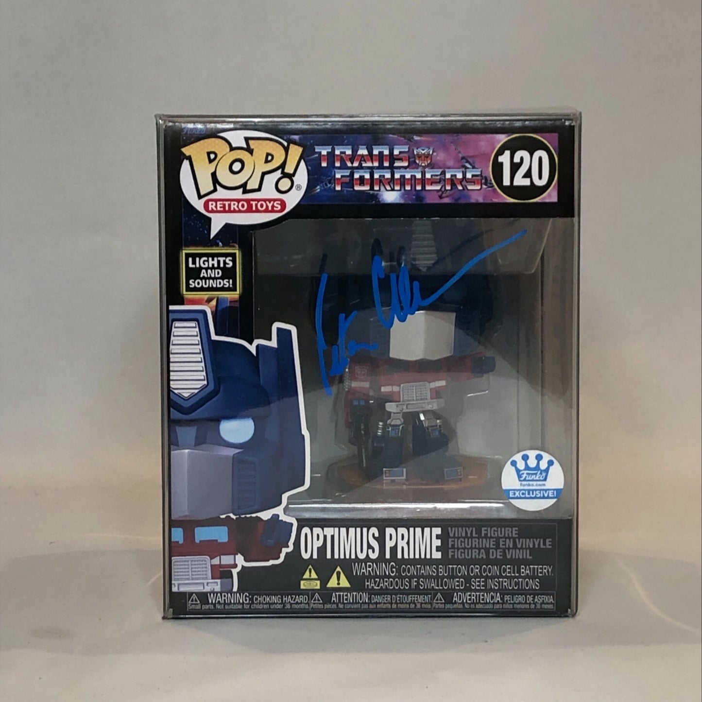 Autographed Optimus Prime - Funko POP! 120