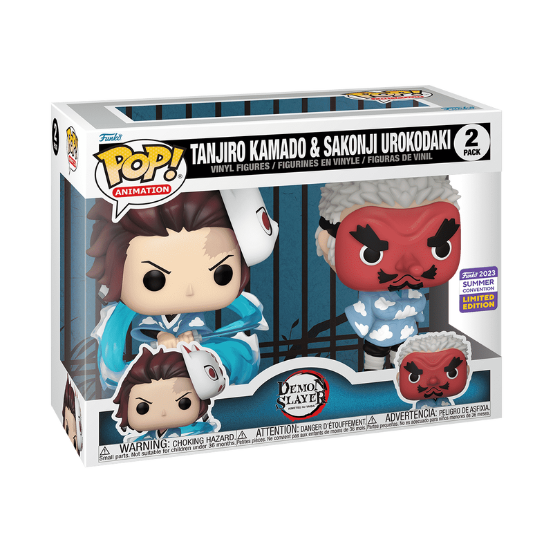 Funko POP! Tanjiro Kamado & Sakonji Urokodaki, 2 Pk