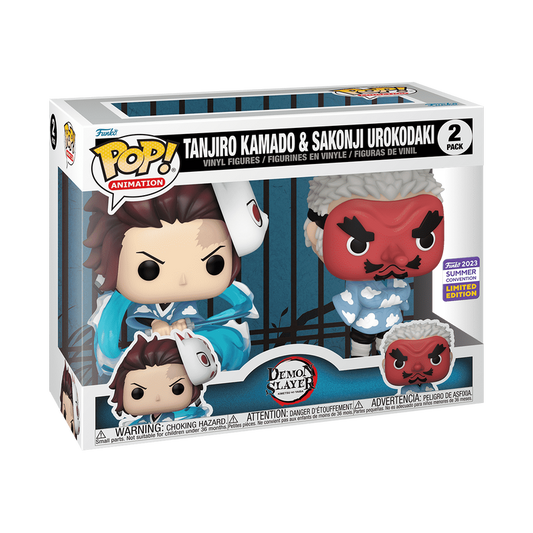 Funko POP! Tanjiro Kamado & Sakonji Urokodaki, 2 Pk