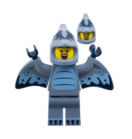 LEGO Series 27, Pterodactyl Costume Fan, COL454