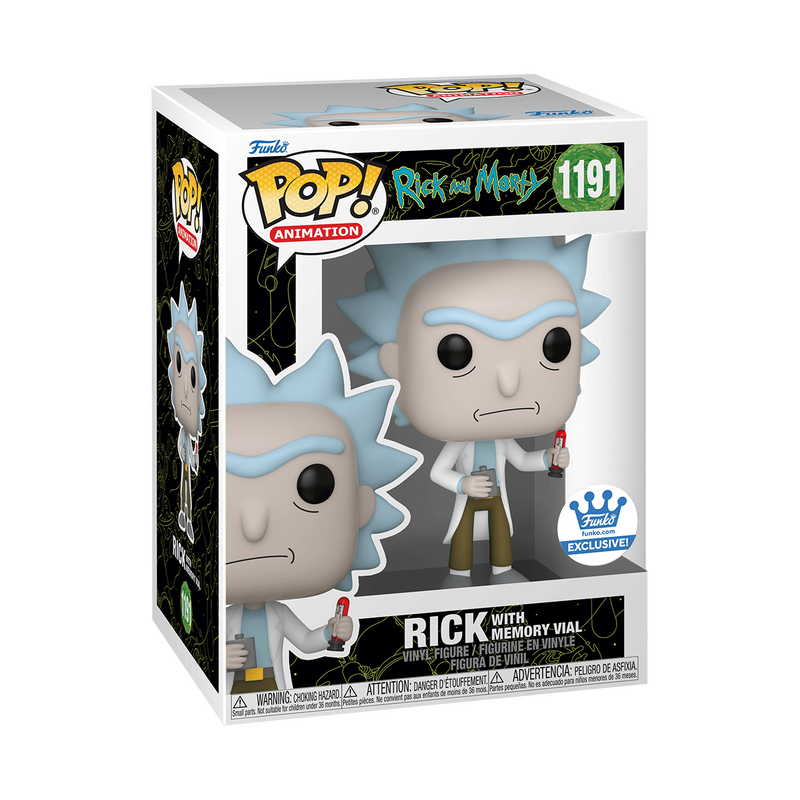 Funko POP! Rick with Memory Vial, 1191